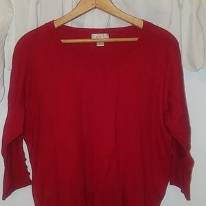 Loft Red Sweater